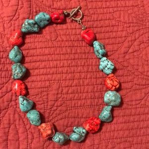 Chunky Turquoise Necklace